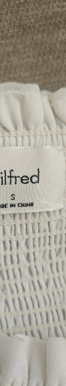 Aritzia Wilfred Tempest Sleeveless Mini Dress Smocked Sundress White - Picture 10 of 13